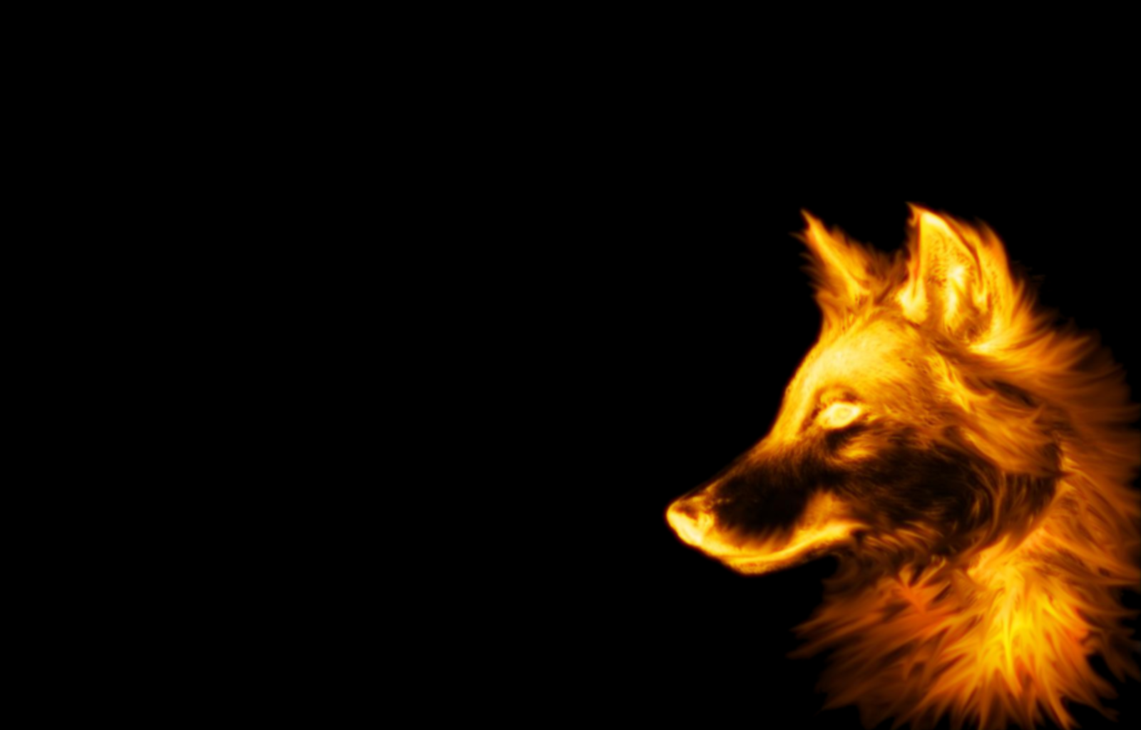 Fire Wolf Mythical Cool Backgrounds