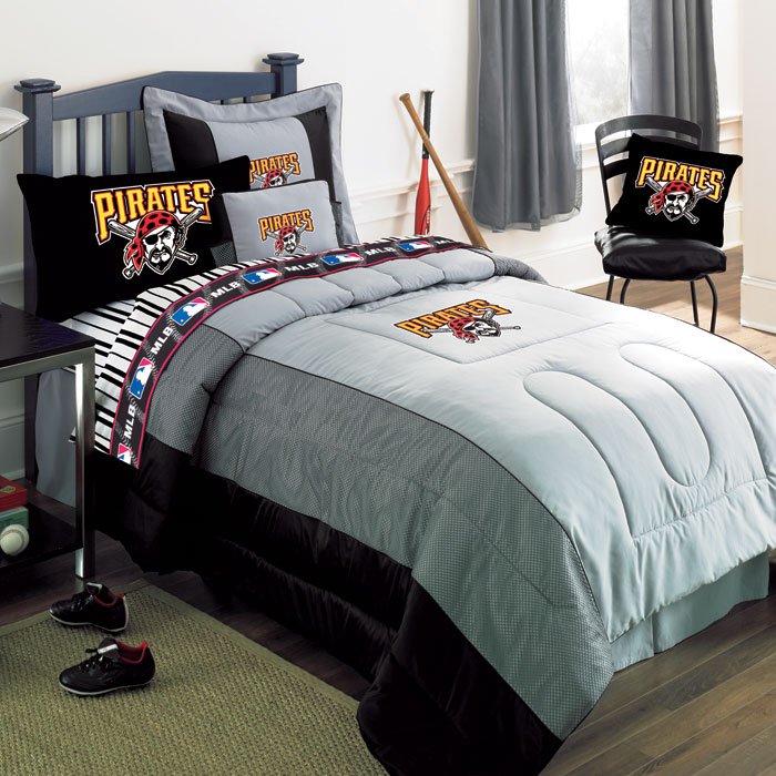 Pittsburgh Pirates MLB Authentic Team Jersey Bedding Twin Size