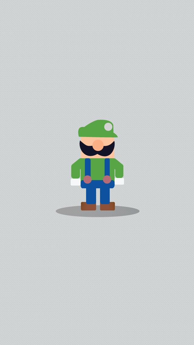 Smash Bros iPhone Wallpaper Luigi By Numfive