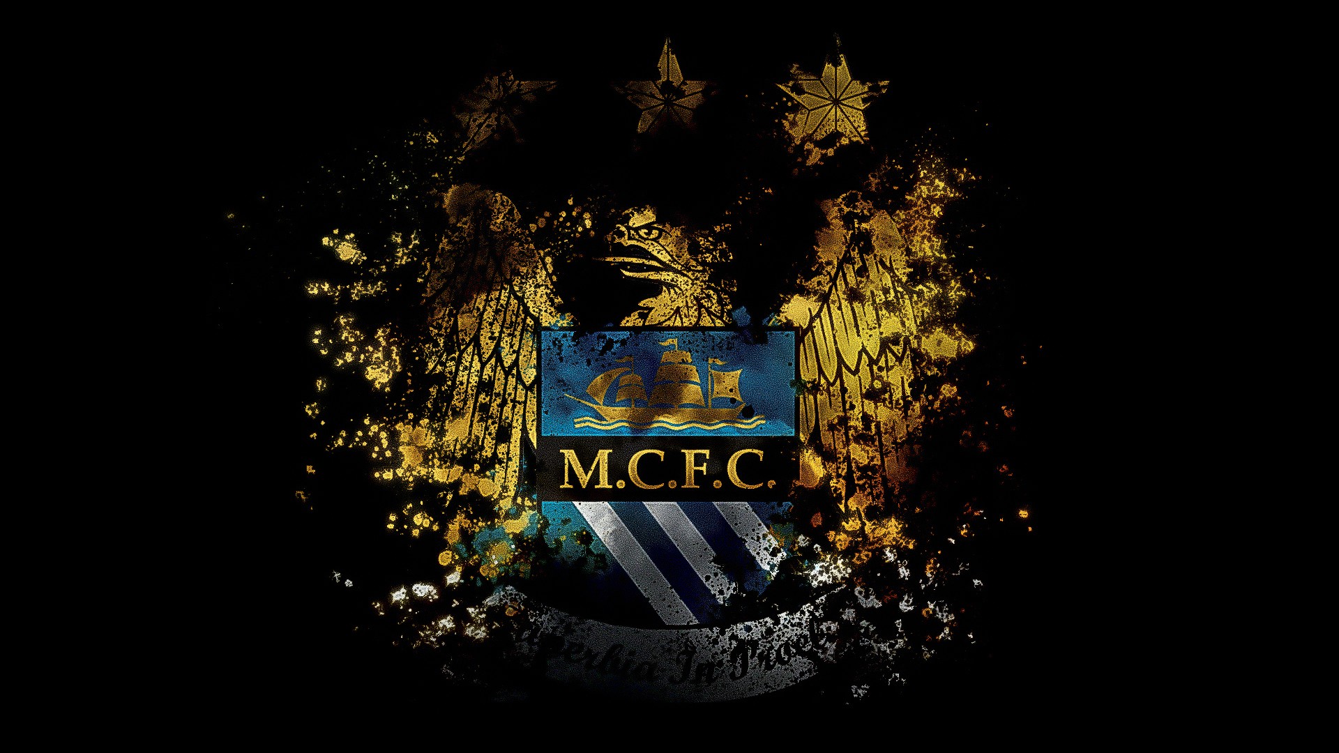 Manchester City Fc Logo HD Wallpaper