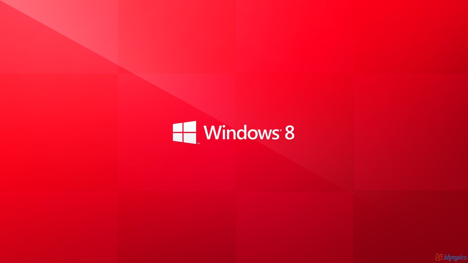 Wallpaper Windows Metro Red For Desktop