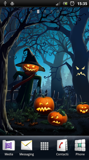 Halloween Wallpapers For Android Background Pumpkin Profile Picture  Background Image And Wallpaper for Free Download