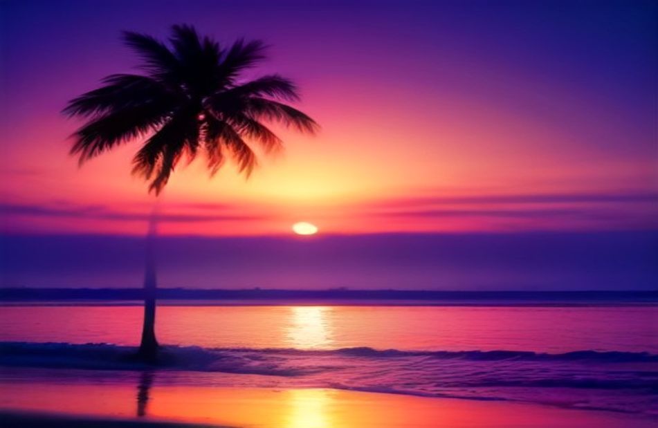 Sunset Beaches Wallpaper