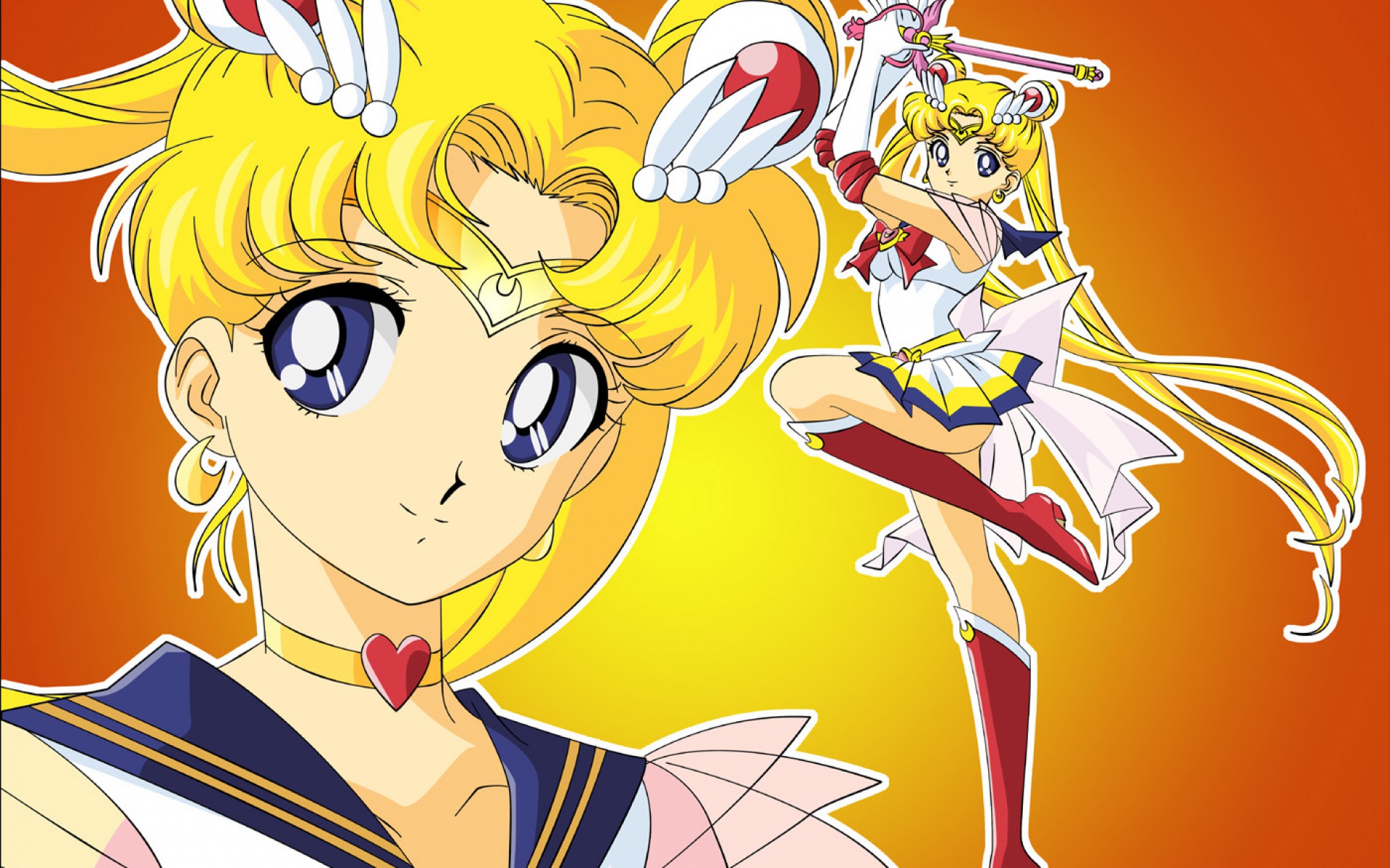 Sailor Moon Wallpaper Stock Photos