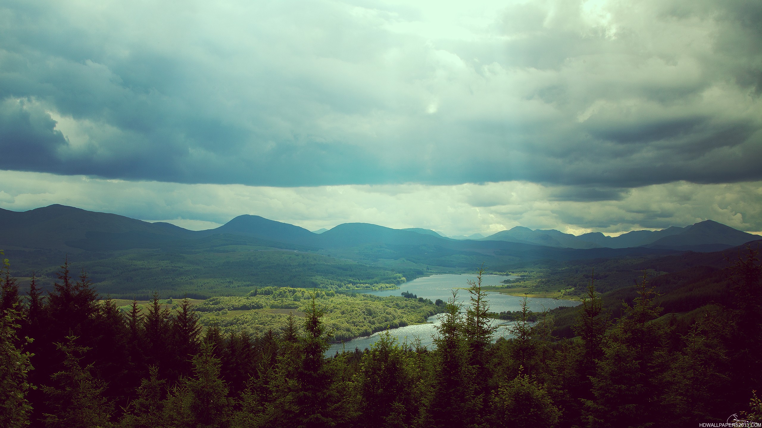 Nature Scottish Hills Desktop Wallpaper