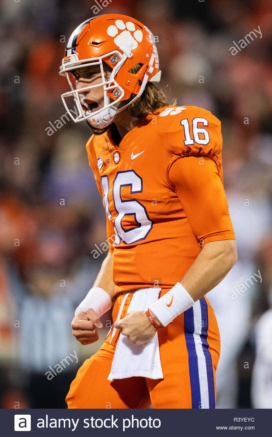 Clemson Tigers Quarterback Trevor Lawrence During The Ncaa