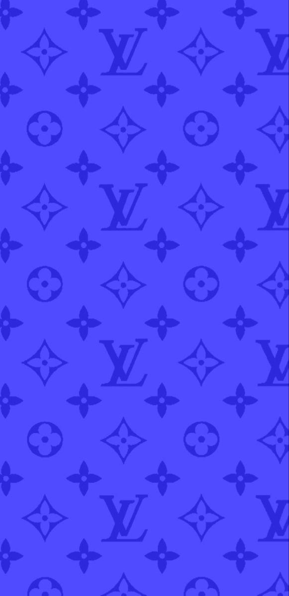 Sfondo Blu Louis Vuitton iPhone Wallpaper Purple