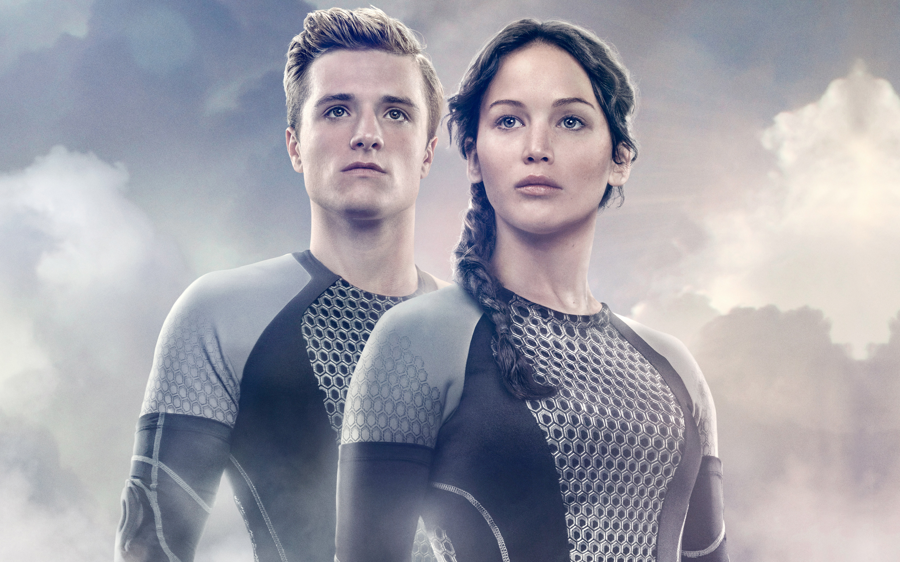Peeta Katniss The Hunger Games Catching Fire Wallpaper