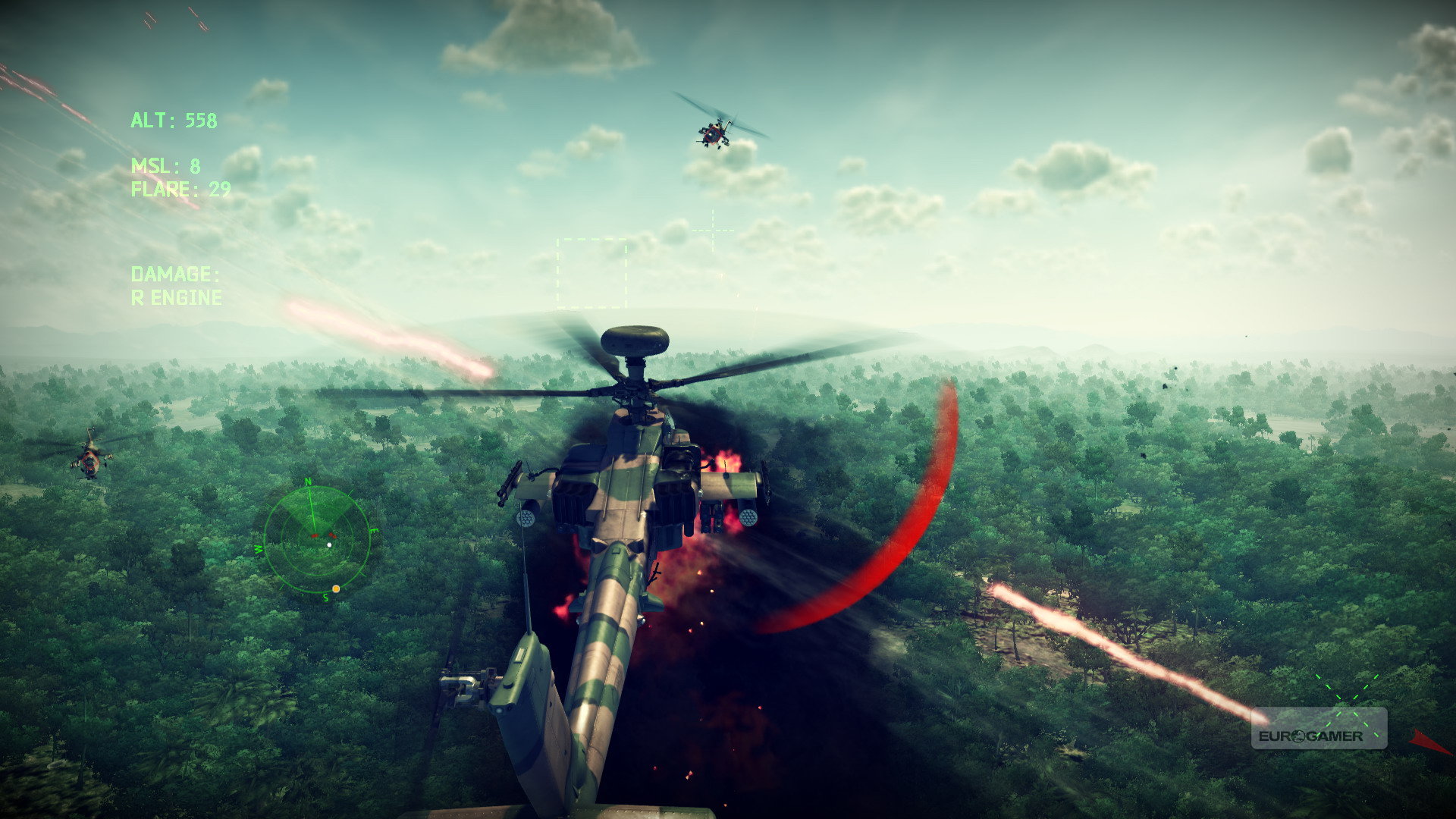 Apache Air Assault Video Game Wallpaper Of