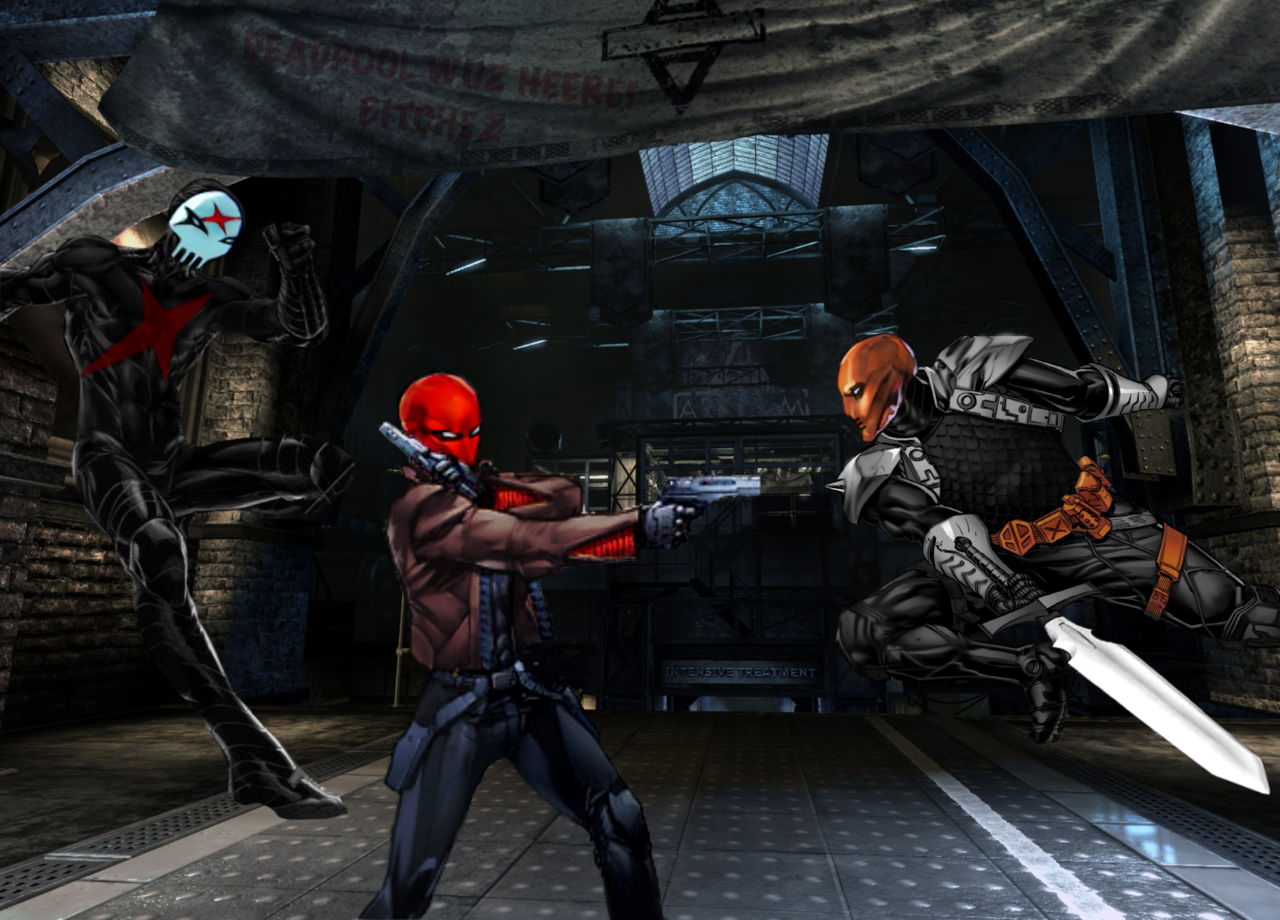 Nightwing Vs Deathstroke Wallpaper Red Hood