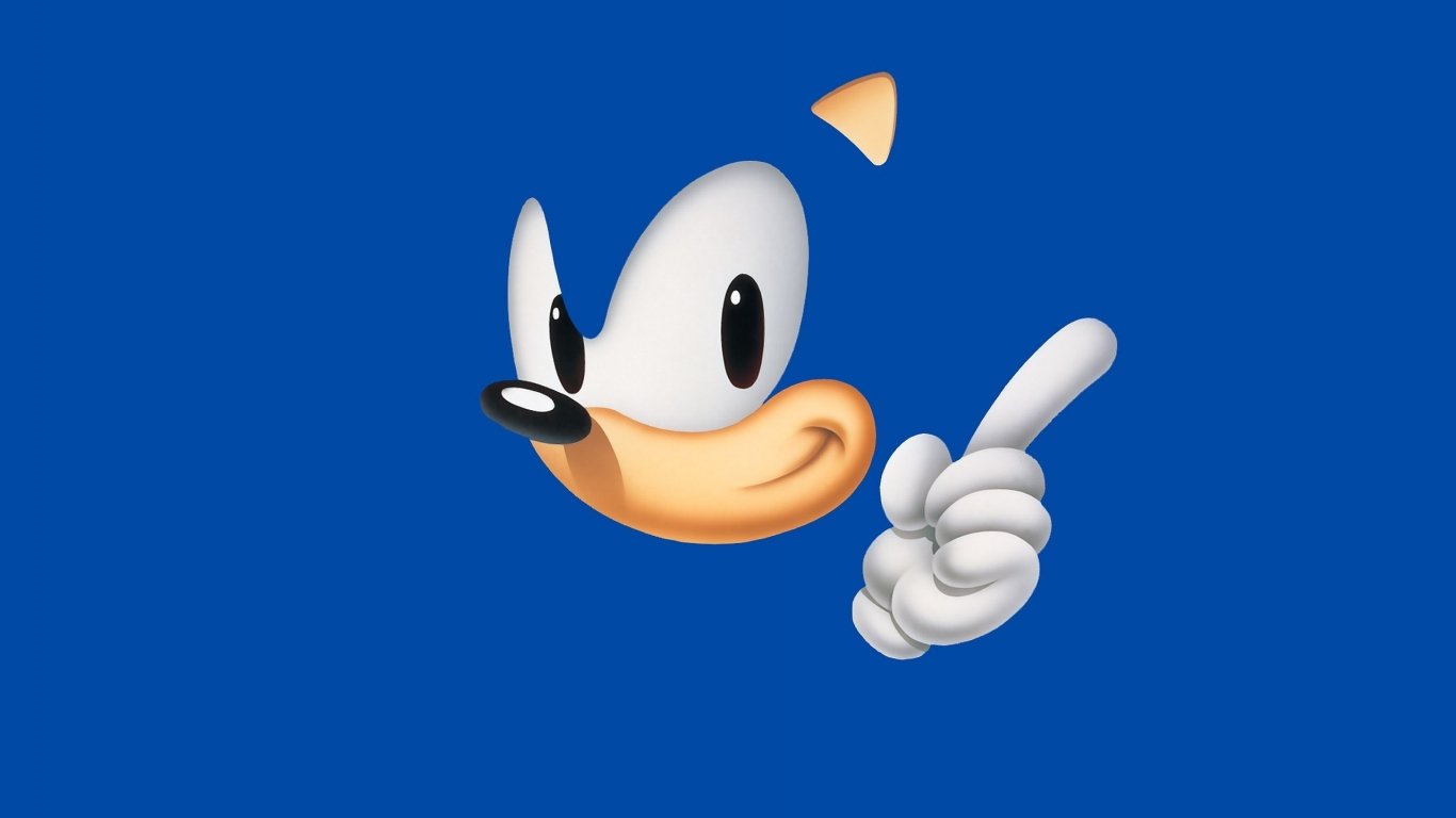 Sonic video game minimal art wallpaper background   KDE Store