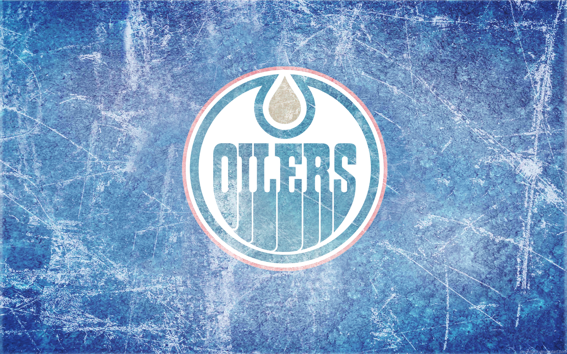 Wallpaper Ice Oilers Art Devinflack