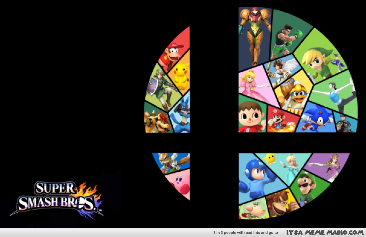 Made A Stained Glass Ssb4 Wallpaper It Sa Meme Mario