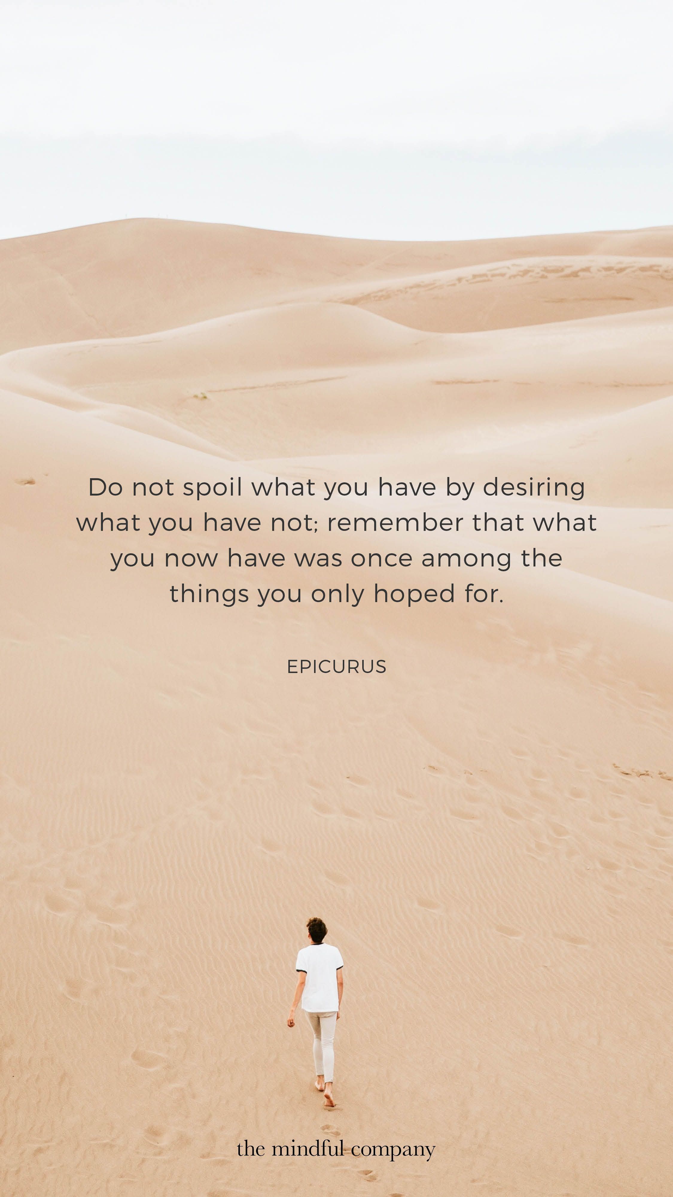 Wallpaper Of The Month Epicurus Sand Quotes Desert Quote