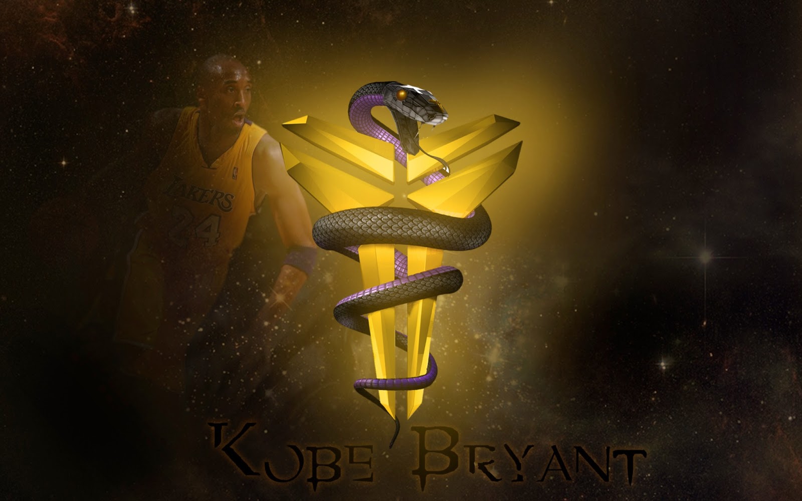 Kobe Bryant Logo The Art Mad Wallpaper