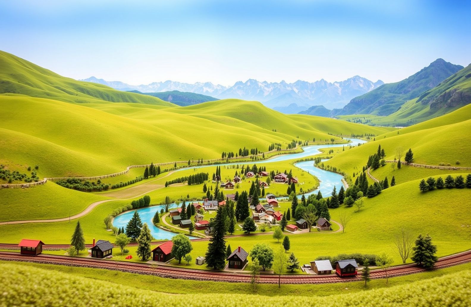 ๐ฅ Free Download Model Railroad Backdrops Wallpaper by @chayden ...