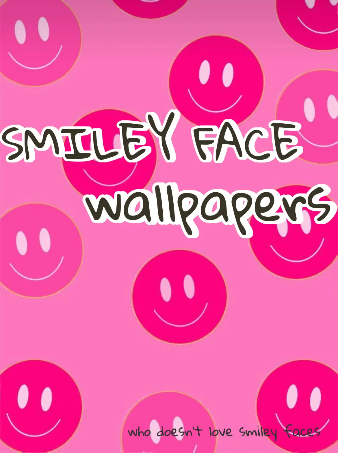 Smiley face preppy wallpaper Lemon8 Search
