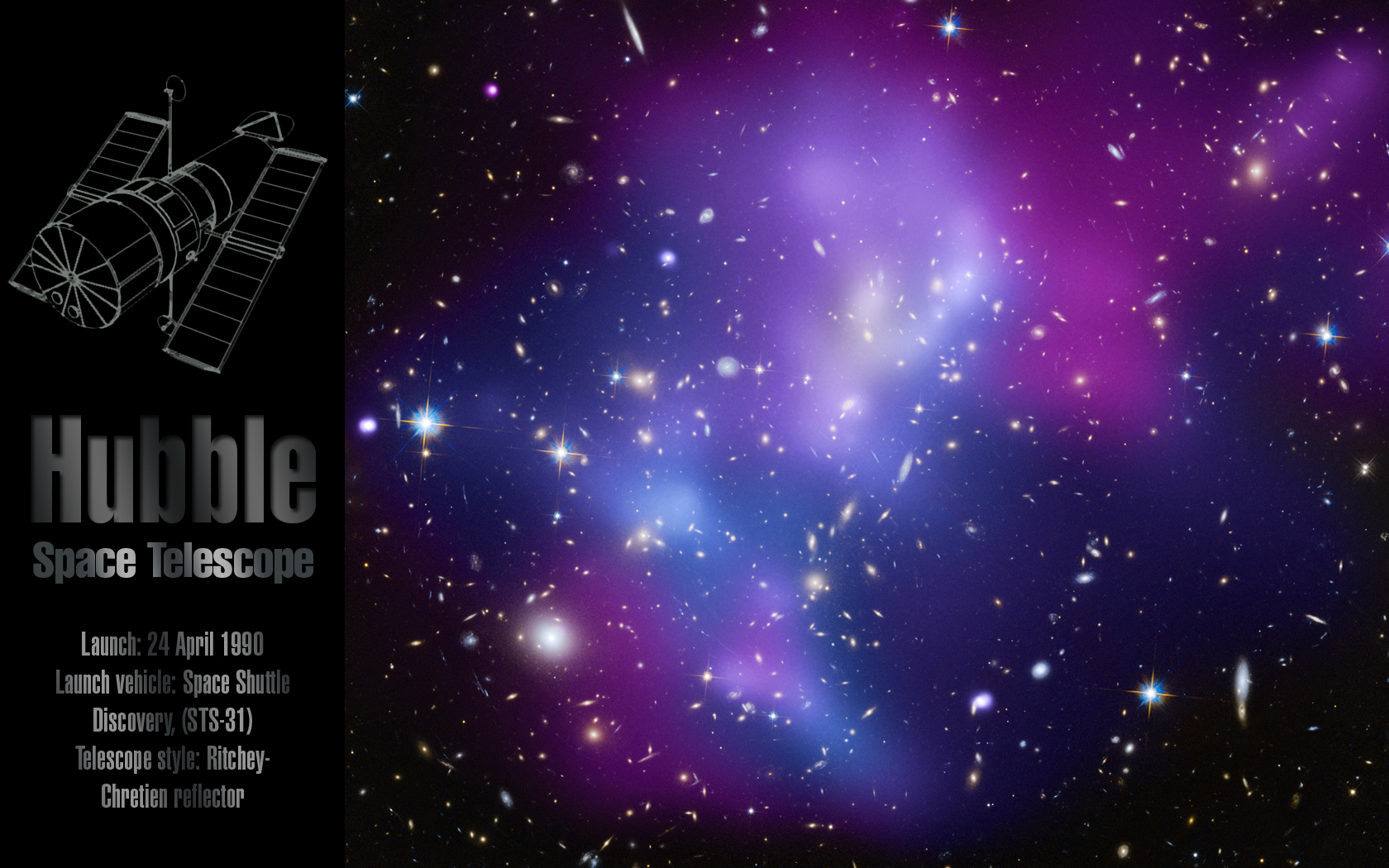Wallpaper Nasa Widescreen Hubble Space Hst Telescope Galaxy