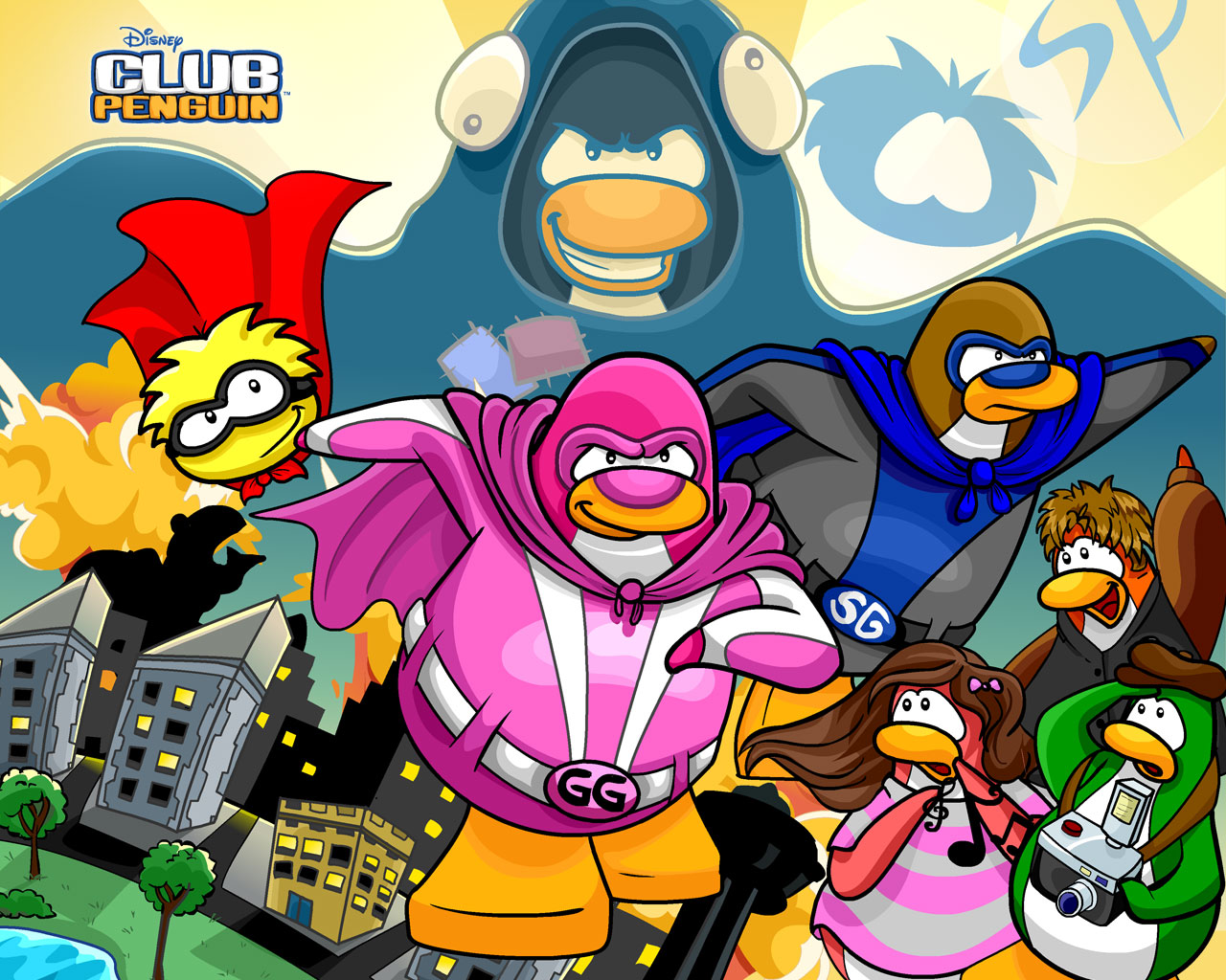 This Wallpaper As Your Desktop Background Just Visit My Club Penguin