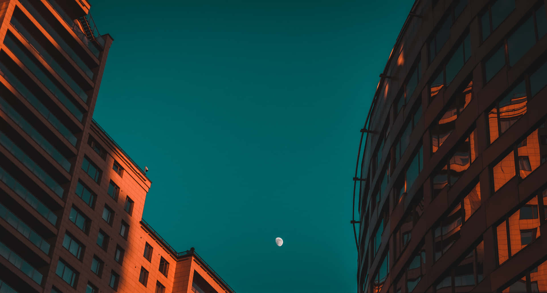 Orange And Teal Wallpaper