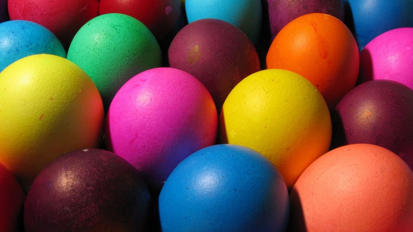 Beautiful Colored Easter Eggs Desktop Pc And Mac Wallpaper
