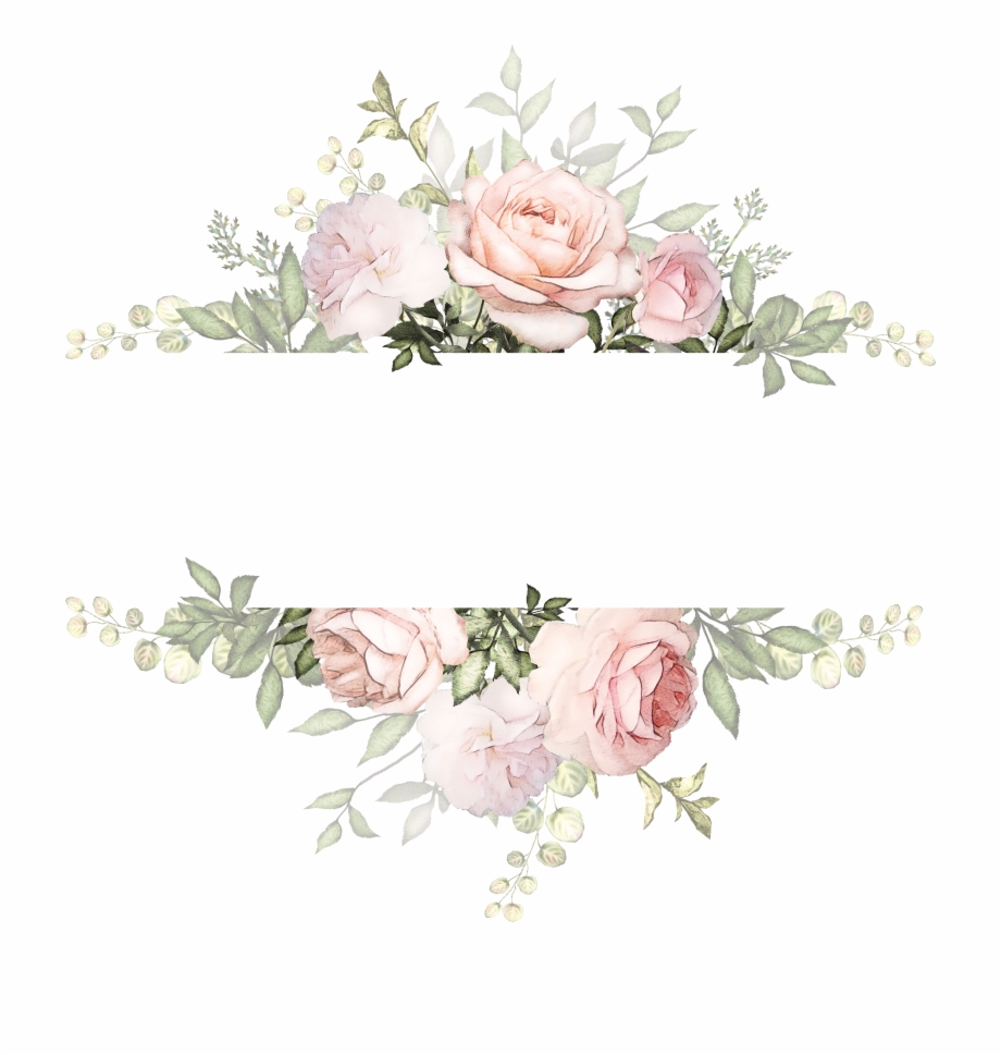 H746a Wreath Watercolor Background Floral