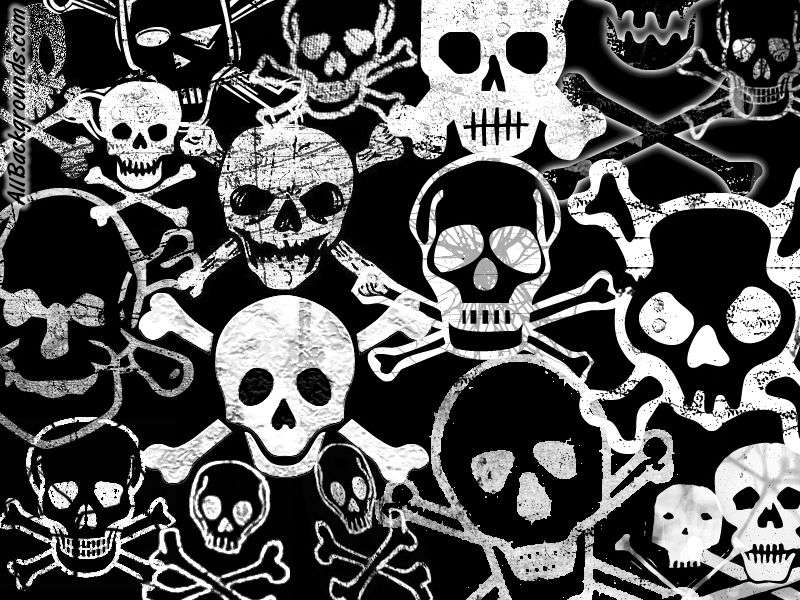 Cool Skull Background Myspace