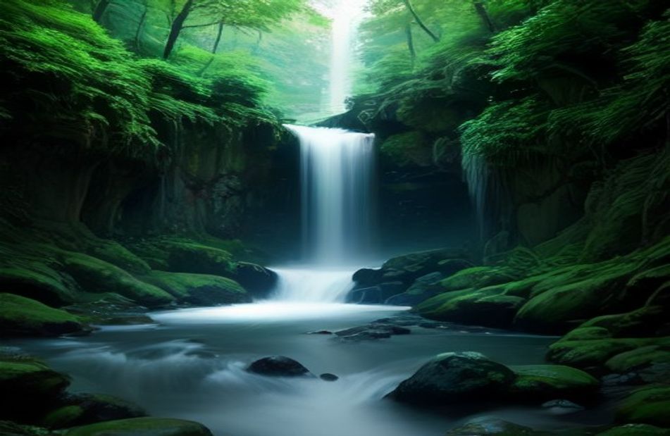 Waterfall Wallpaper With Sound