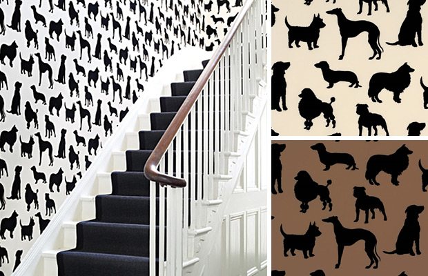 Whimsical Wallpaper Ideas For Dog Lovers House Home