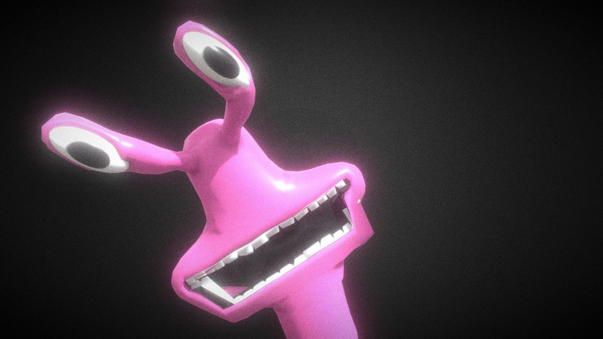 Free Download Pink Rainbow Friends Download Free 3D Model By 