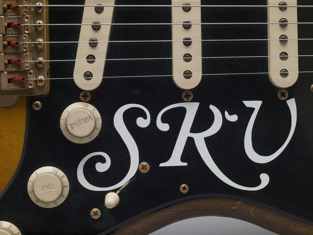 Fender Forums Topic Stevie Ray Vaughan Srv Logo Font