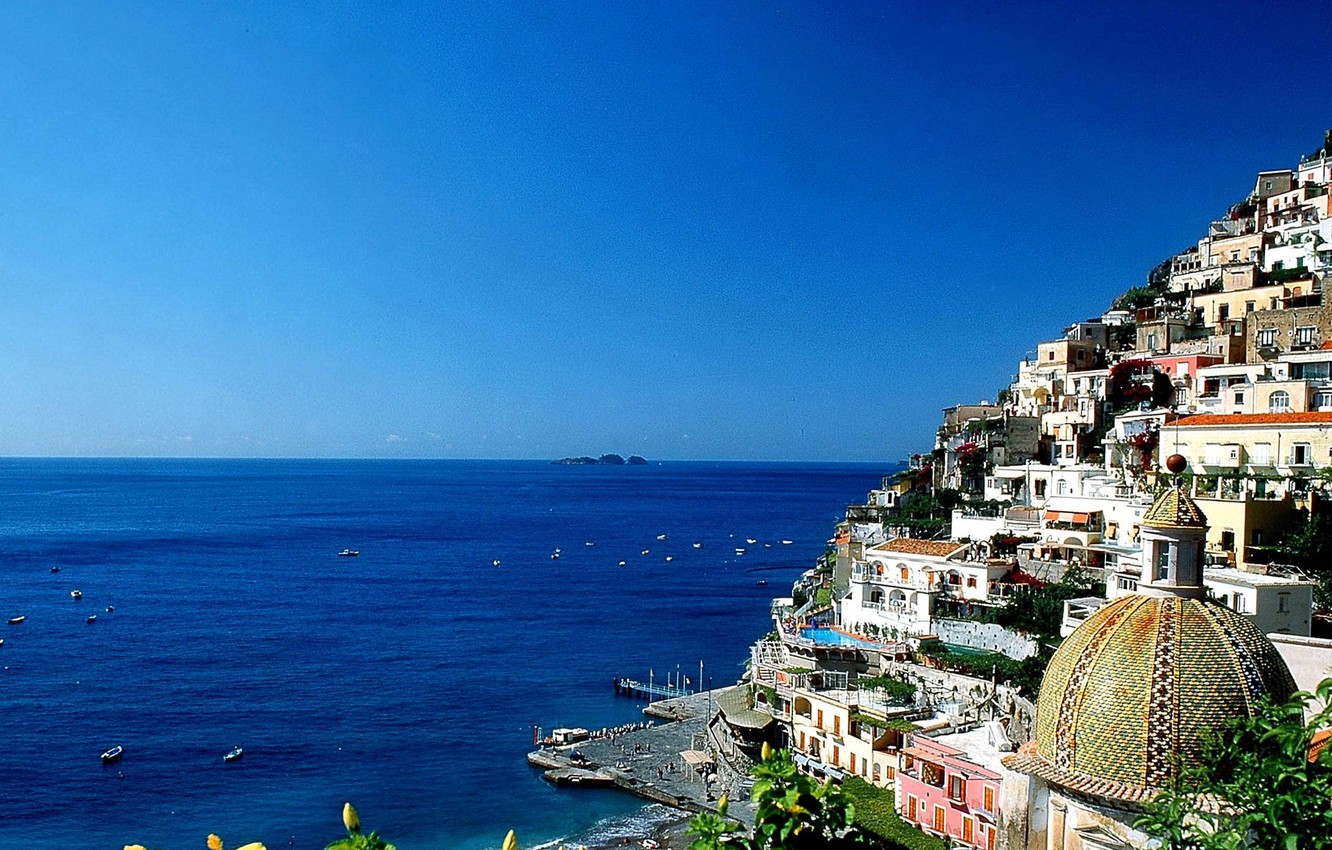 Wallpaper Sea The City Italy Amalfi Image For Desktop Section