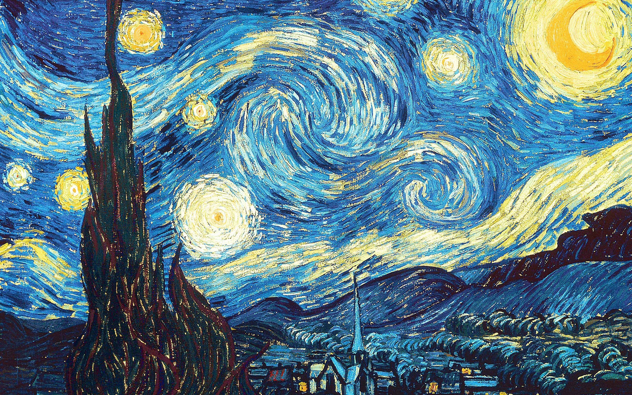 Starry Night Wallpaper Vincent van Gogh Wallpapers