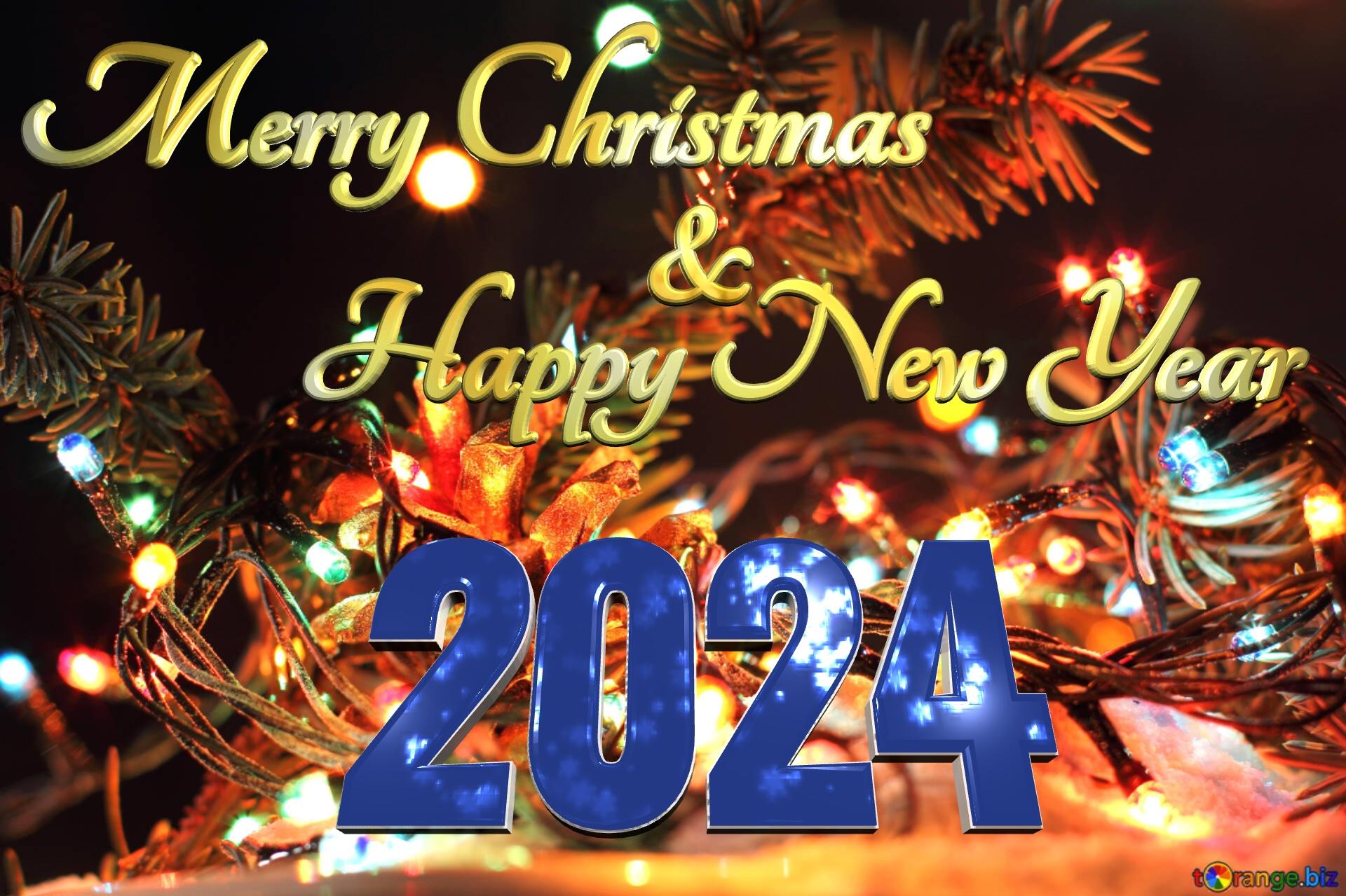 Merry Christmas And Happy New Year Free Image