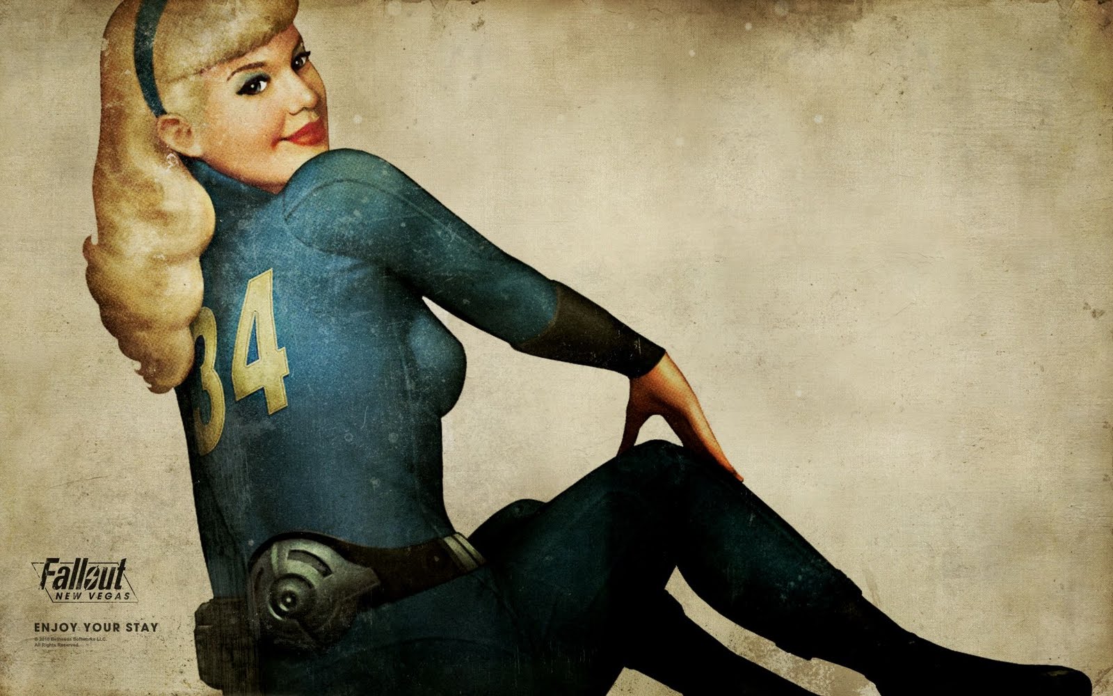 Super Punch Cheescake pin up from the world of Fallout