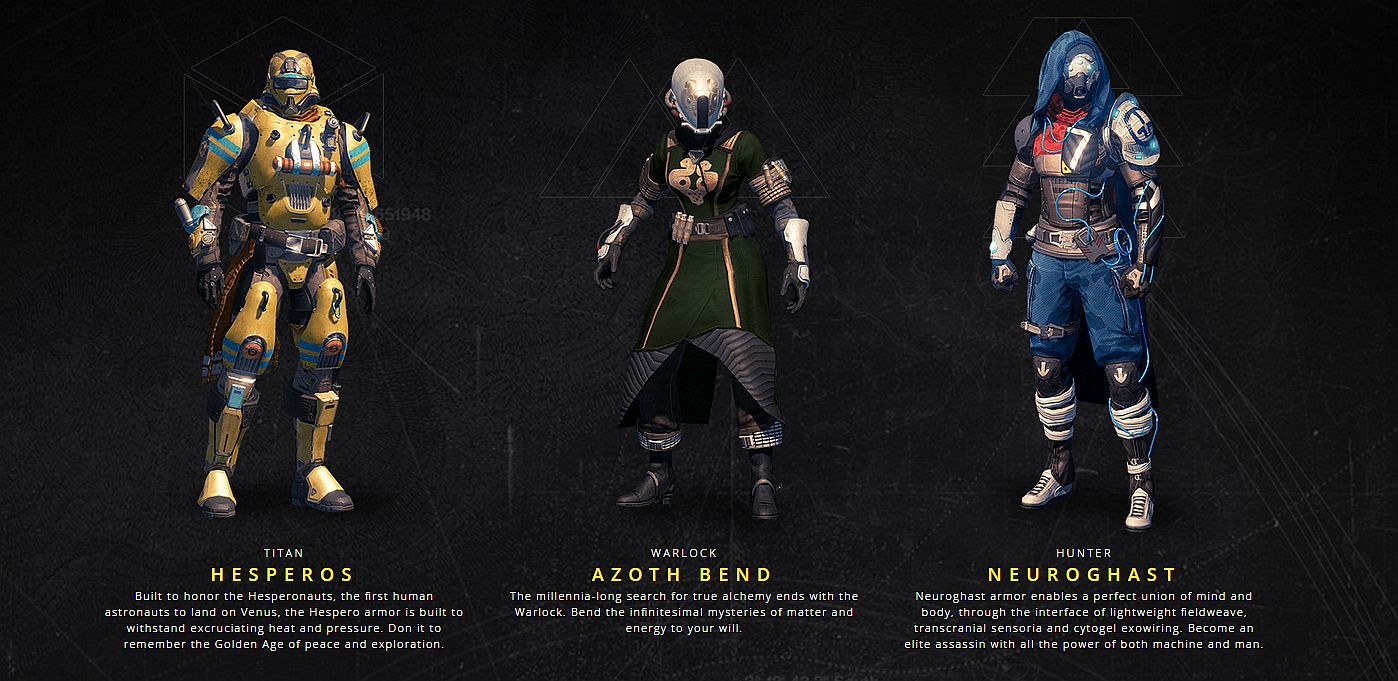 Take a look at Destiny The Taken Kings PS exclusive armor sets 1398x681