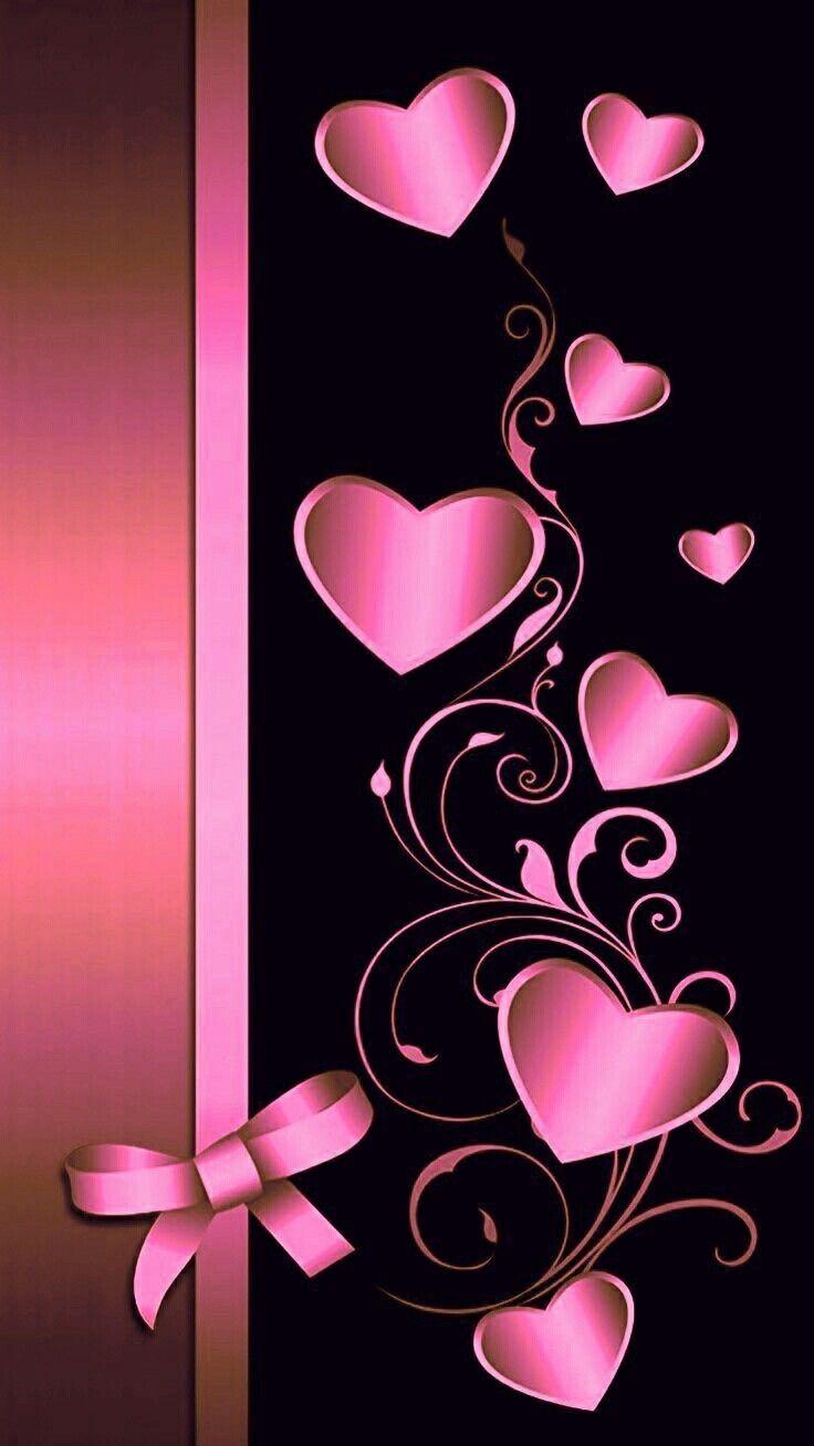 Becky On Colorful Heart Wallpaper iPhone