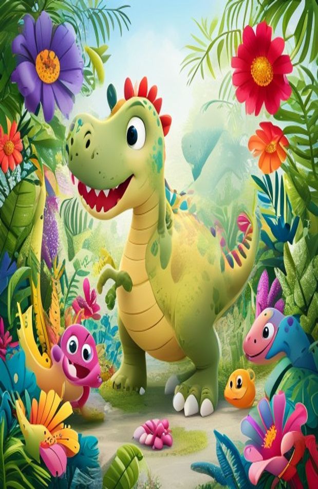 Cute Dinosaur Background