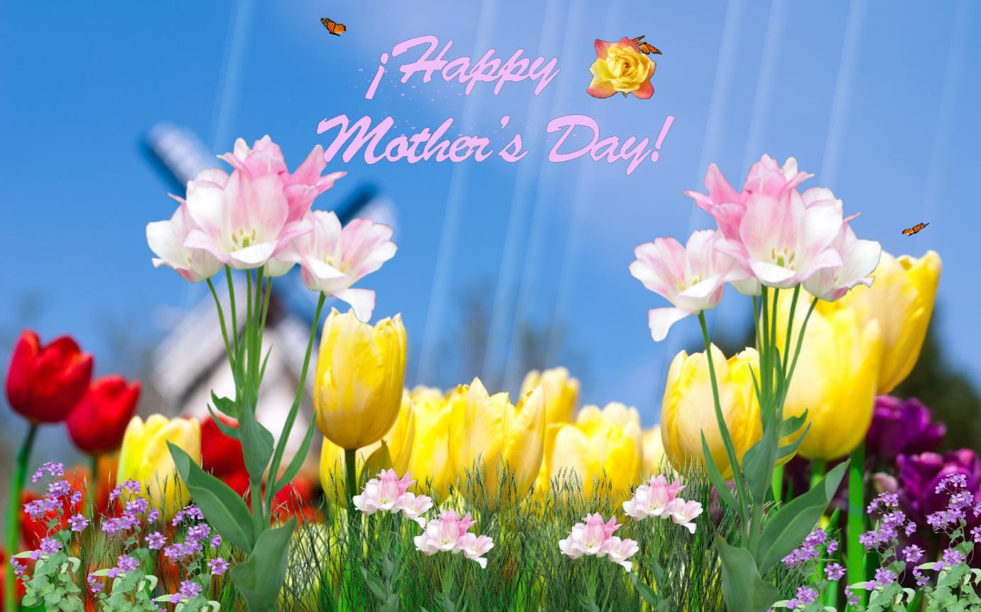 Happy Mothers Day HD Wallpaper 1381x862