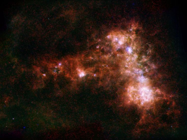Stars Nebulae Spitzer Space Telescope Small Magellanic Cloud Wallpaper