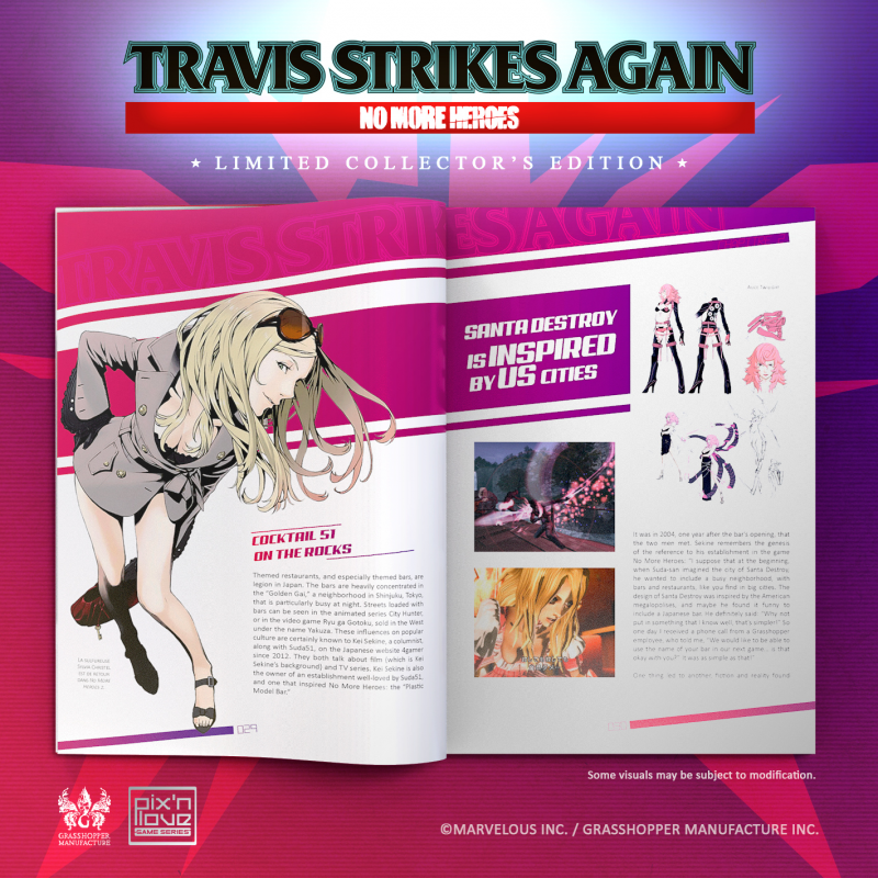 Travis Strikes Again Collector S Edition Signature Pix N Love