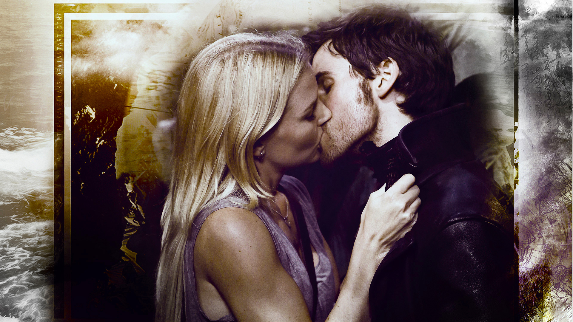 Once Upon A Time Image Emma Swan Captain Hook HD