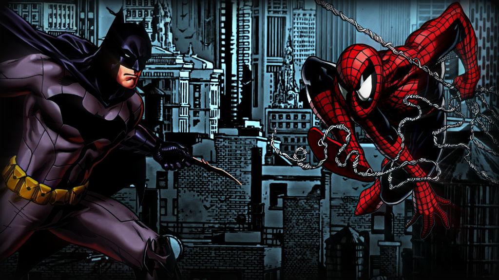 Batman Vs Spider Man By Domrep1