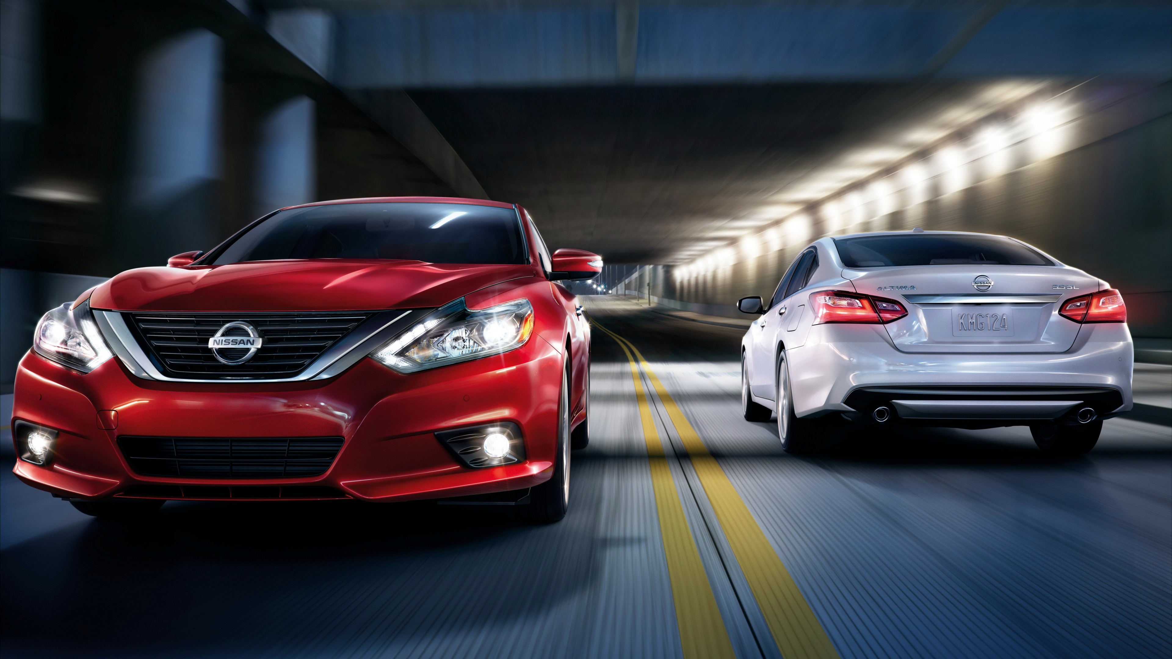 Wallpaper Nissan Altima Red Speed Cars Bikes