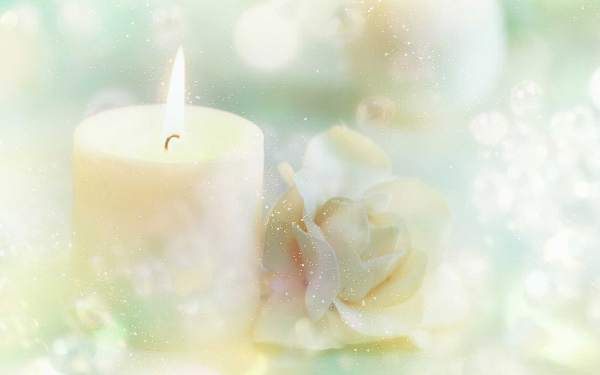 Christmas Candles Background Cand