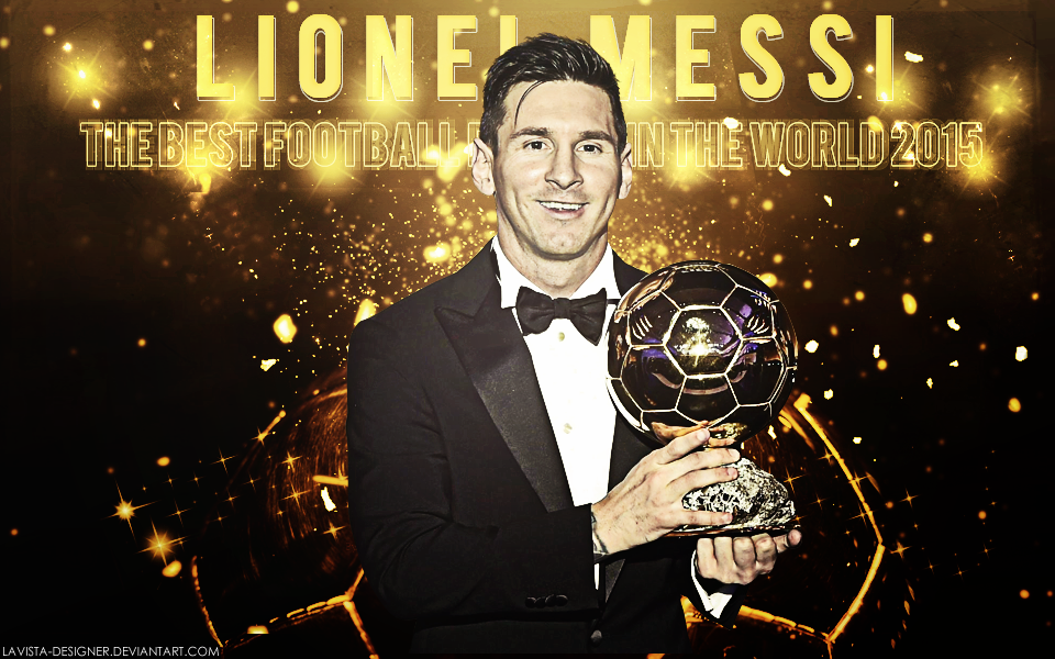 Lionel Messi Fifa Ballon D Or By Lavista Designer