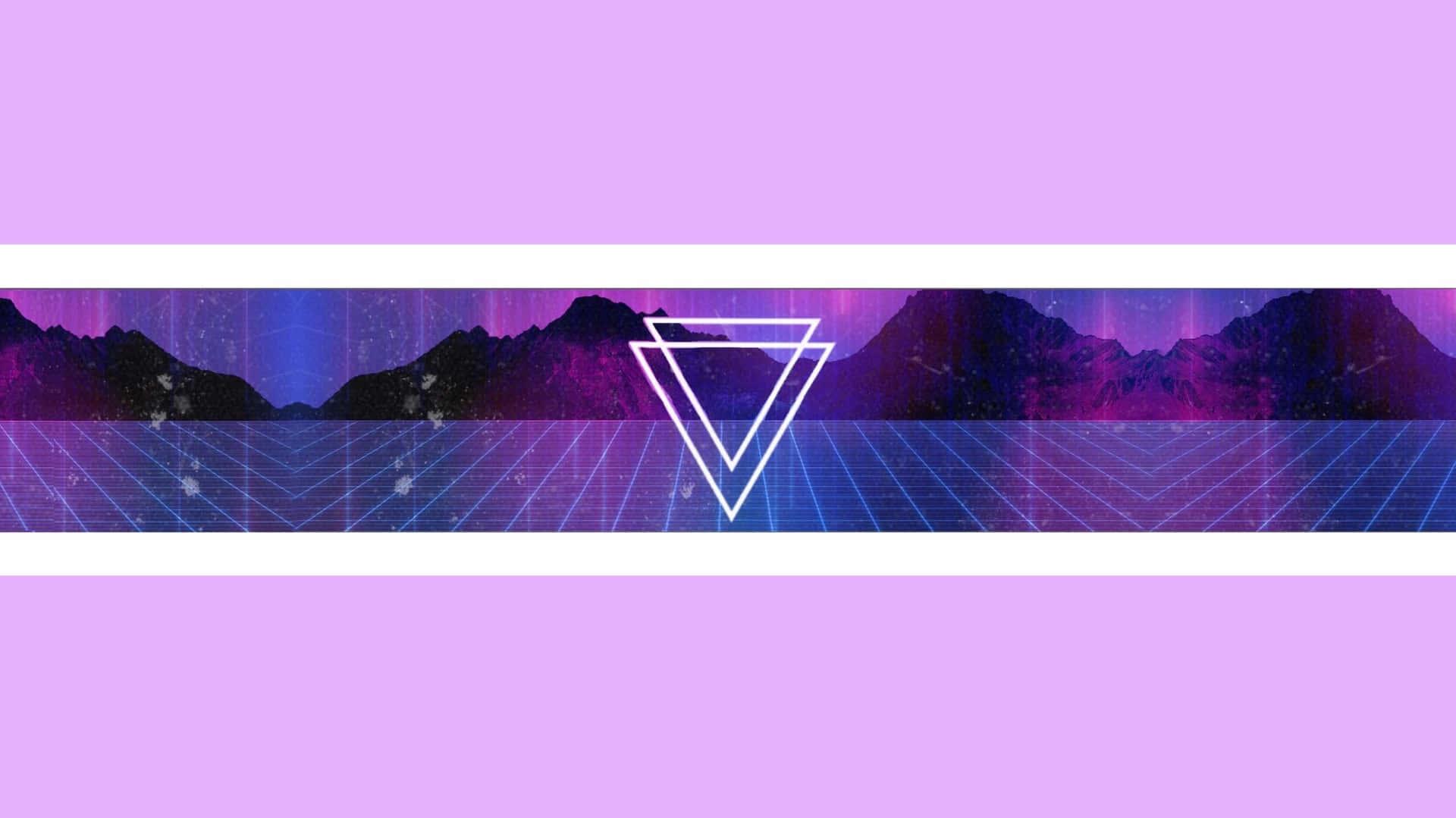 Download A Purple Background With A Triangle In The Middle