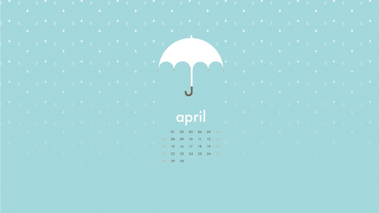 April Showers Wallpapers   1600x900   129633