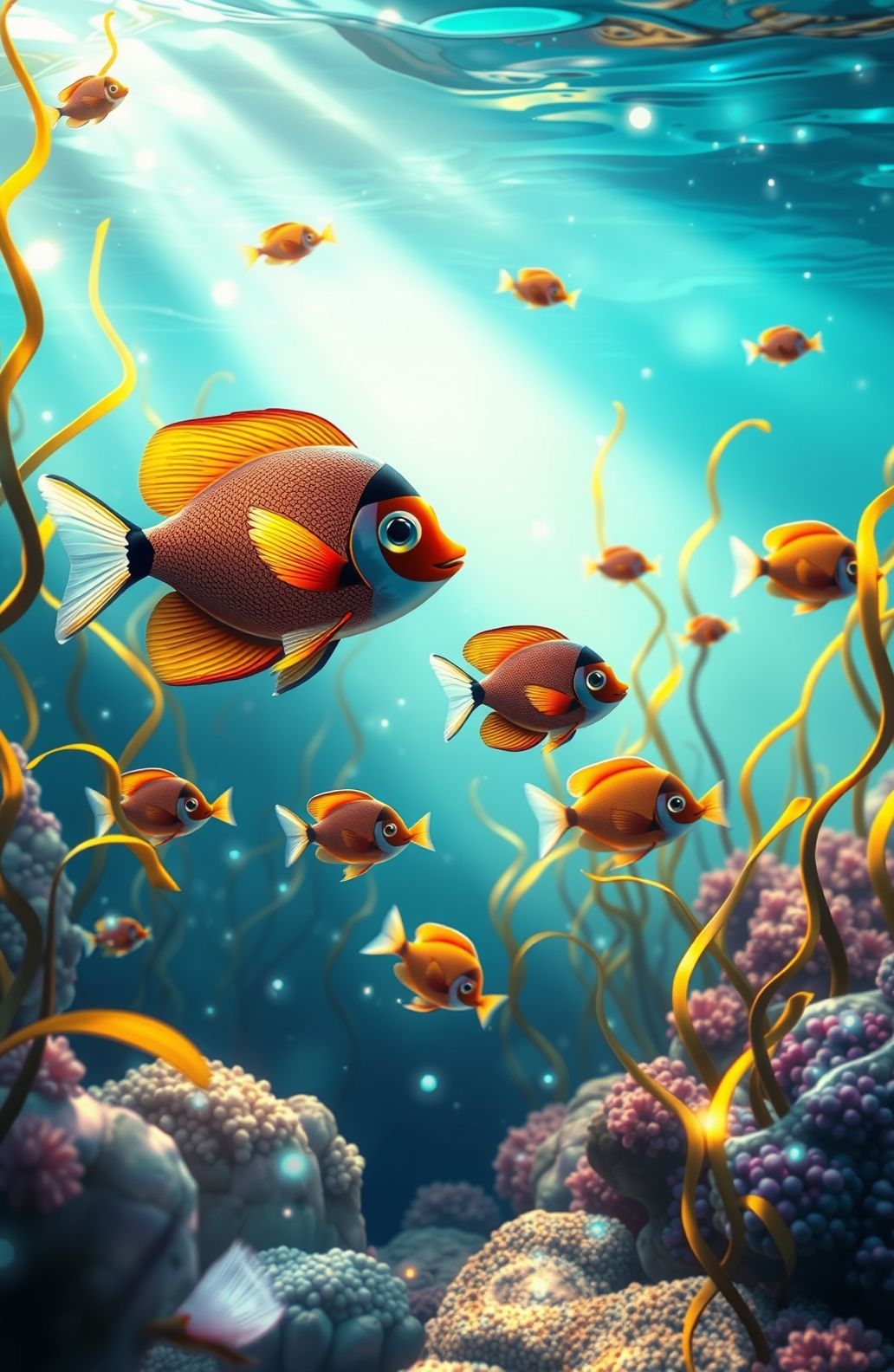 Fish Swimming Live Wallpaper
