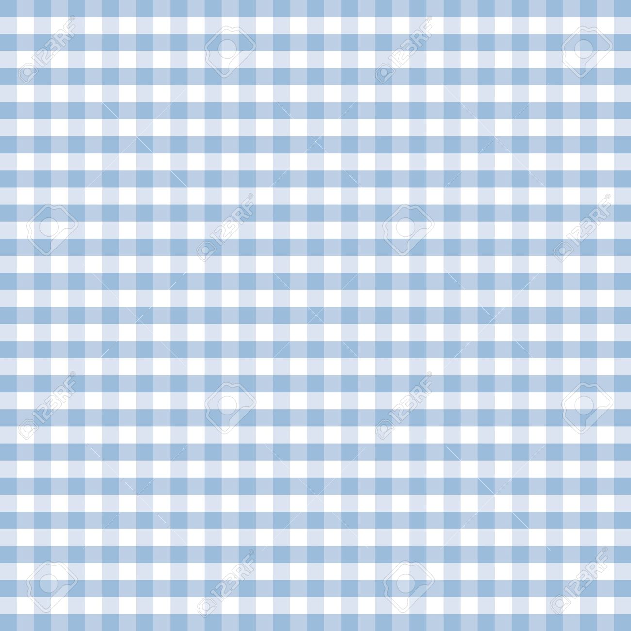 Seamless Pattern Pastel Blue And White Gingham Check Background